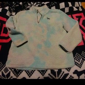 SOLDVICTORIA'S SECRET PINK VS SHERPA SWEATER SHIRT